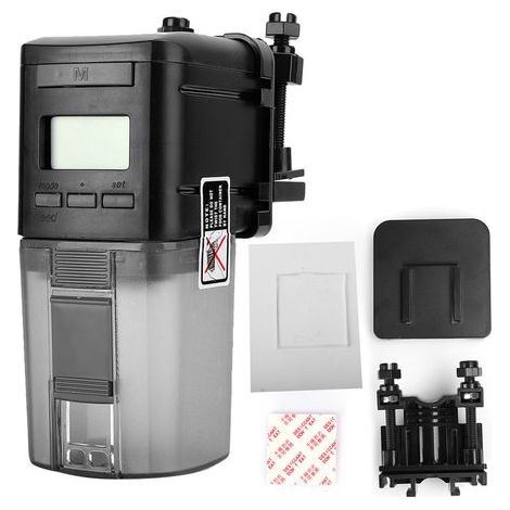 Distributeur automatique de nourriture pour poissons, mangeoire pour aquarium, minuterie de nourriture, mini distributeur, alimentation automatique pour réservoir (1/5)