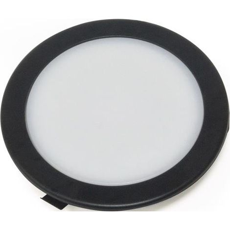 Luminaria empotrable Moonlight 68 Emotion 12 V DC 3,6 W color de marco negro L&S (1/2)