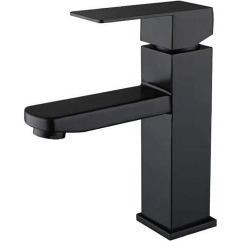 Mitigeur de lavabo inox 304 noir mitigeur de lavabo chaud et froid réglable