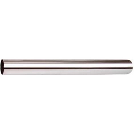 10PZ CANOTTO LISCIO IN OTTONE CROMATO - ø mm.26 lunghezza cm.30