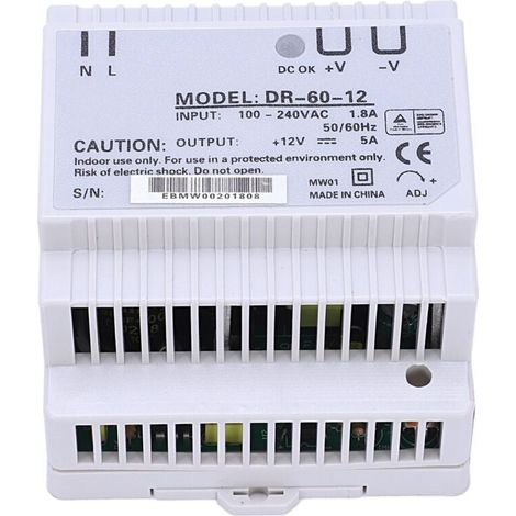 Convertitore di alimentazione per guida DIN AC/DC da 60 W e 12 V -60-12 V di buona qualità (1/4)