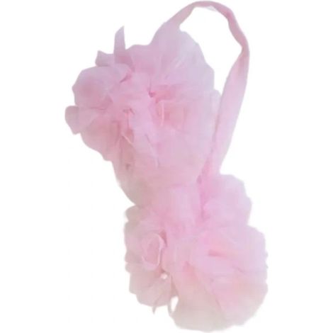 Pompones de tul rosa 20x20x120cm
