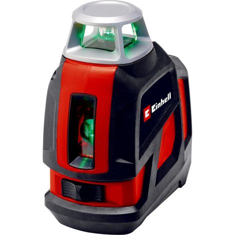 Einhell Kreuzlinienlaser TE-LL 360 G (selbstnivellierend, horizontale/vertikale grüne Laserlinien, digitale Wasserwaage, 1/4" Stativgewinde, inkl. Tasche & Wandhalterung)