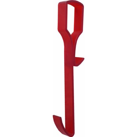 Pika' 1 appendino per box doccia boa satinato rosso 30 centimetri accessorio bagno