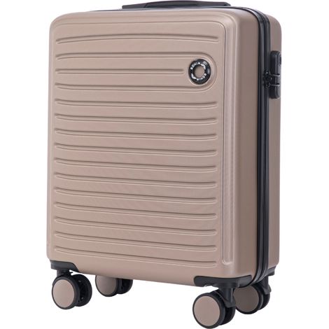 Maleta de cabina Wings ABS+ COOT de 20" color champán