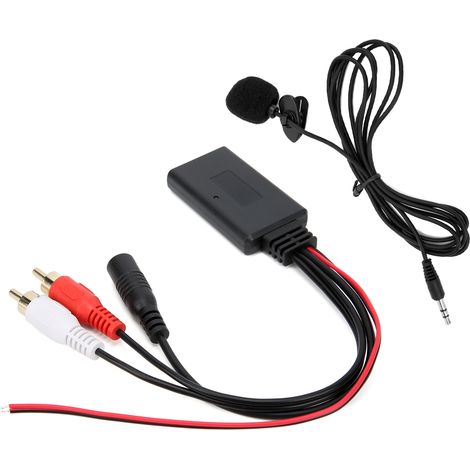 Adaptateur microphone câble audio auxiliaire Bluetooth 5.0 pour MP3 WMA WAV remplacement Pioneer avec prise 2RCA (1/5)