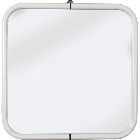 Aqualine White Line - Miroir 44x44 cm, blanc 8000 (1/2)