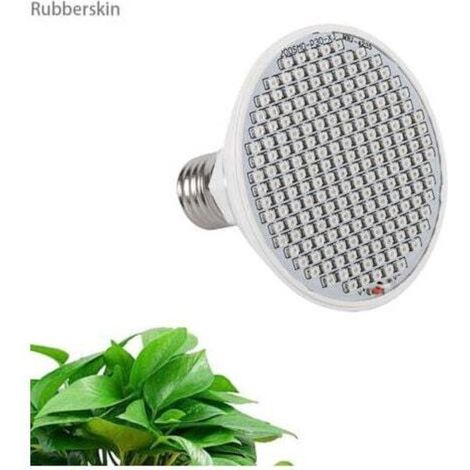 20W LED Grow Light, E27 High Power Full Spectrum Panel, 200 LEDs for Greenhouse Hydroponics, Flowers and Potted Plants for Indoor Planting MUMU