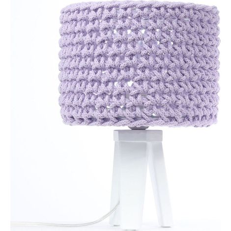 Lampe de chevet sploty 0a0m-007 - Violet, blanc