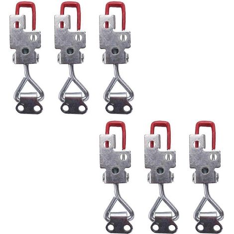 Lot de 6 pinces à levier réglables, capacité de charge de 150 kg (330 lbs). (1/4)