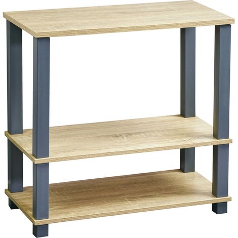 Regal zur Aufbewahrung, 3 Regalböden, 60 x 58,5 cm (1/2)