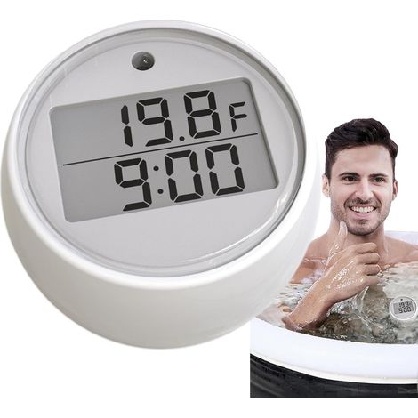 Minuterie De Thermomètre À Eau Pour Bain De Glace - Thermomètre Numérique De Température De Bain De Glace, Thermomètre De Température D'eau Glacée De Piscine Flottante (1/5)