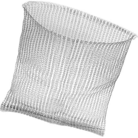 Cesta protectora de raíces a prueba de roedores fabricada en malla metálica – bolsa de malla de acero inoxidable 304 para árboles, flores y bulbos – 35,5 x 35,5 cm (1/5)
