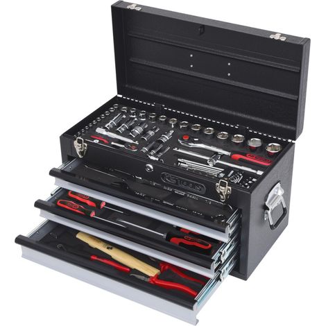 KS TOOLS 1/4"+1/2" CHROMEplus Universal-Werkzeug-Satz 99tlg. Zollmaße - 918.0150