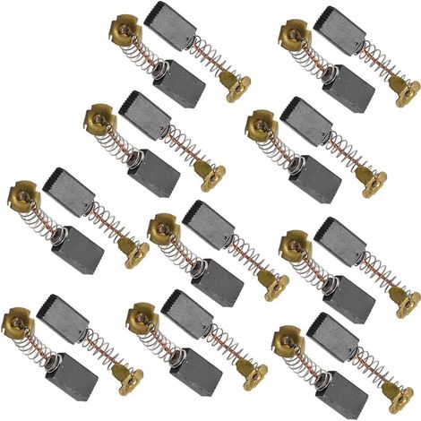 20 broches de moteur en carbone de rechange pour outils électriques, 15 mm x 10 mm x 5,8 mm