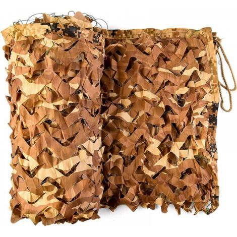 Filet de Camouflage Voile d'ombrage rectangulaire design ombrière camouflage 4x5m Militaire (1/5)