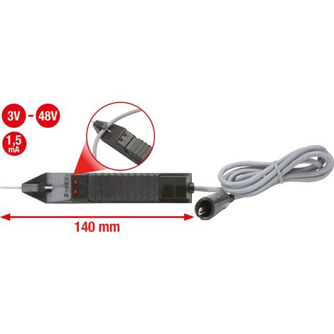 KS TOOLS Spannungsprüfer 3-48 V 140 mm - 550.1503