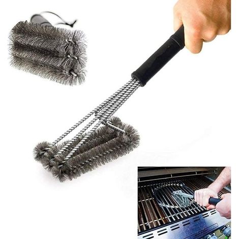 45cm BBQ Brush Heavy Duty Grill Brush Long Handle BBQ Cleaning Kit (1/5)