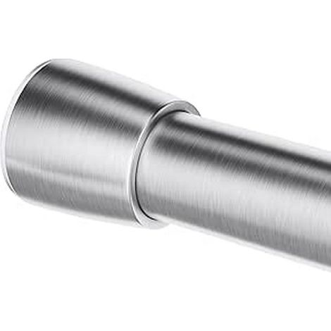 Forma Barre à Tension de Rideau de Douche Grand Acier Inoxydable Brossé 127 Á 221 cm (1/5)