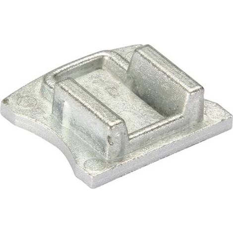 ALUMINIUM END CAP FOR SLIMLINE 15 MM LED PROFILE WITHOUT CABLE HOLE - SILVER VELLEMAN EC-SL15-H3 (1/2)