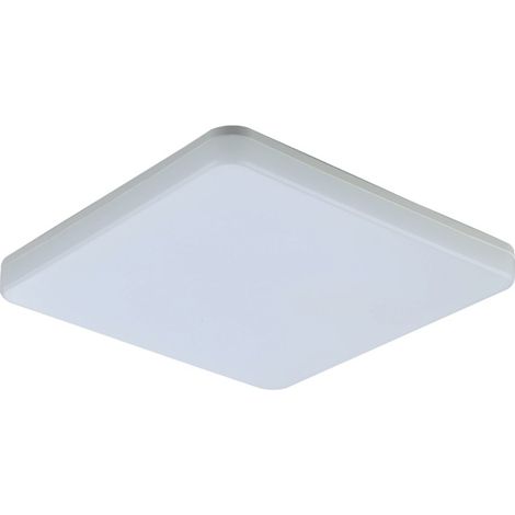 Aplique exter. 33x33x5cm led 24w 2400lm 4000k ip54 abs bl as (1/5)