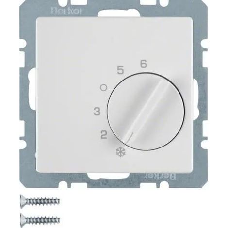 Termostato Berker 20266089 Bianco per Caldaia e Radiatore