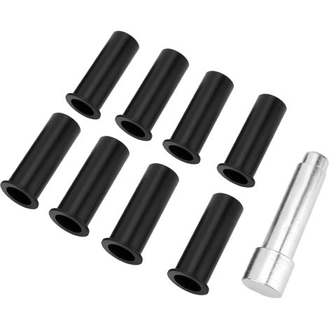 Kit de Bagues de Charnière de Porte, 8 Pièces, Haute Résistance et durabilité pour JKU 07-18, 2 Portes, Matériaux de qualité Supérieure avec Outil D'installation (1/5)
