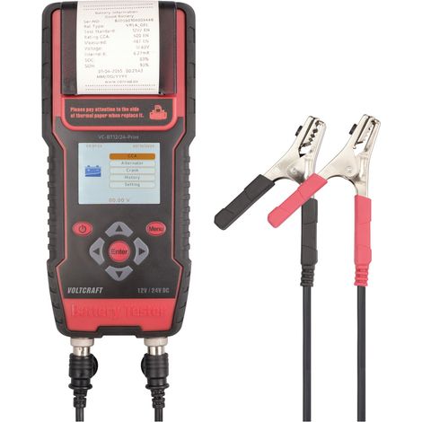 VOLTCRAFT VC-BT12/24-Print Kfz-Batterietester 12 V, 24 V Batterieprüfung 24.3 mm x 11 mm x 5.9 mm (1/5)