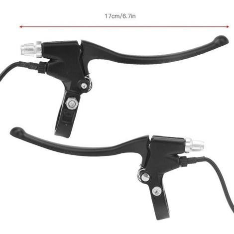 LIA Poignée Levier De Frein De Vélo Électrique Droite Gauche Universel En Alliage D\'Aluminium 1 Paire