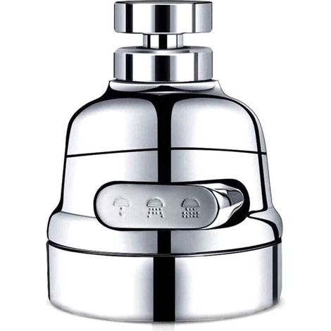 UlisemRobinet de cuisine mobile / Filtre à buse économiseur d'eau rotatif à 360 degrés / 3 méthodes de sortie d'eau
