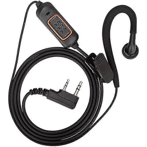 Casque d'interphone universel K Head portable pour UV5R, UV-K5, K6 et ligne 8800 (1/5)