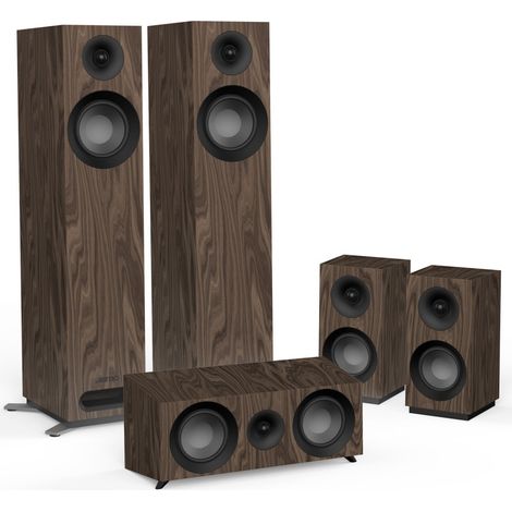 Set reproduktorov JAMO, 2x S 805 + 1x S 81 CEN + 2x S 801 SUR, hnedá (1/5)