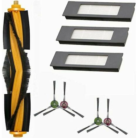 UlisemPour Ecovacs Ozmo 920/950/t5/t8/t8 Aivi/ N8 Pro+ Cepillos filtrantes Hepa (1/4)