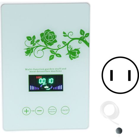 Purificateur d'air à ozone domestique 110V, machine multifonction de nettoyage des fruits et légumes dissolvant les pesticides, prise US. (1/5)