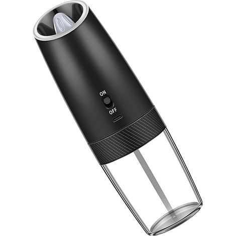 Moulin à poivre électrique, rechargeable, USB, mouture réglable (1/5)