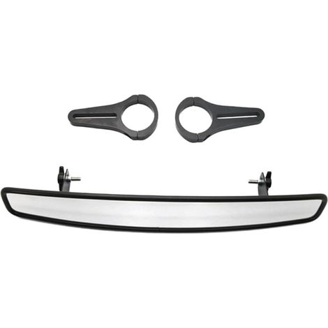 Rétroviseur Grand Angle pour Vtt et Voiture, Verre Fer Noir (1/5)