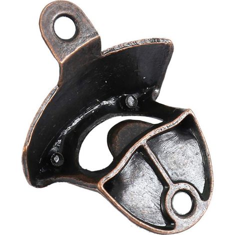 Wandmontierter Flaschenöffner aus Bronze, geeignet für Bier und Wein, Küchenbar-Accessoire (1/4)