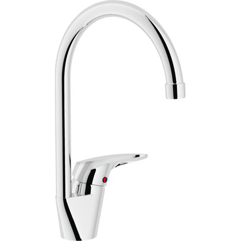 Mitigeur de lavabo bec pivotant – Finition chromée – Hauteur 200mm – Hauteur sous bec 150mm – 1 poignée – Adapté PMR – Alterna (1/2)