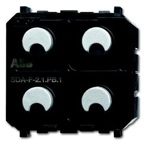 Capteur Actionneur f@h Zénit 4 touches LED 1xVAR 230V 2CKA006220A0236 ABB BJE518739