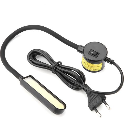 6-W-COB-LED-Nähmaschinenleuchte, verstellbarer Magnetfuß, für Arbeitsbeleuchtung, EU-Stecker 110–265 V (1/5)