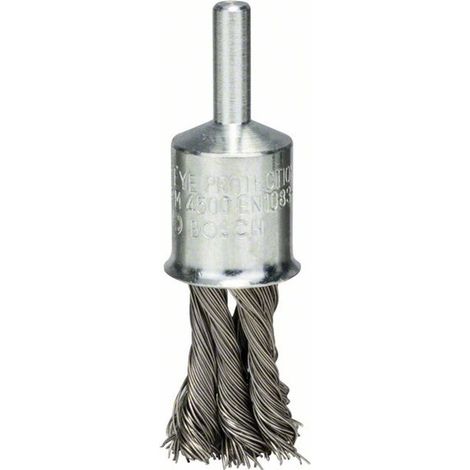 Bosch PRO Stainless Steel heavy Pinselbürste, gerader Schaft, 19 x 0,35 mm (1/5)
