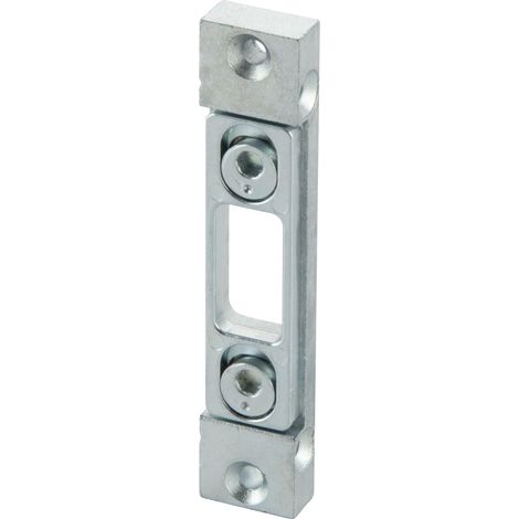 KFV Schließteil f.Bolzenverrieg. zu AS2300 Falz 11mm,Stulp 16mm,verzinkt silber