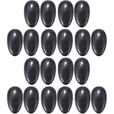 Packung mit 20 Ohrschützern für Haarfärbemittel, Zubehör für Salon und Zuhause. – 7,5 x 4 cm – Schwarz (1/3)