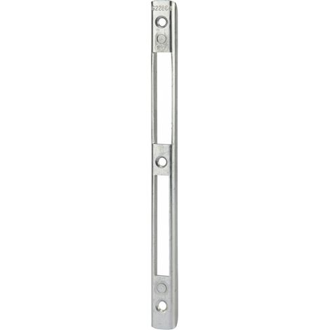 Gâche centrale encastrable réversible pour porte d'entrée – Acier FerGuard® – Dimensions 208x17x7mm – Compatible avec serrures Europa – Ferco By Thirard