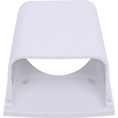 Ortviai Aérateur Marin à Capuche d’Admission/Échappement 3 pouces – ABS Blanc, 8,6 cm, pour Camping-car, Bateau et Yacht