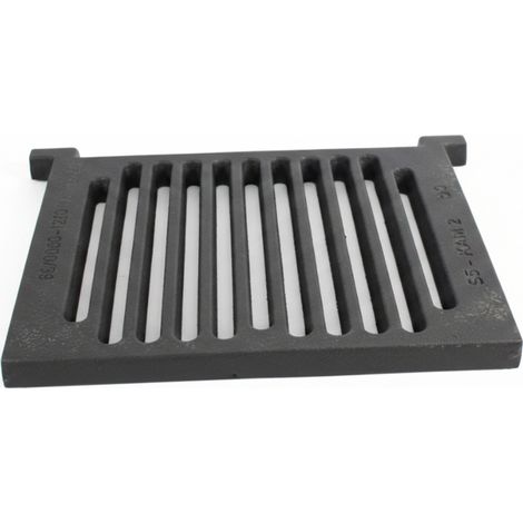 Grille à cendres pour inserts de cheminée Lina de Schmid - fonte - dimensions d'encastrement parfaitement adaptées