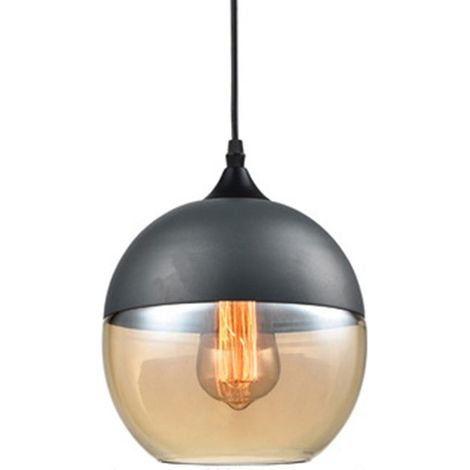 Plafonnier En Verre Suspension Luminaire Moderne Lampe À Suspension Rétro Vintage Pour Loft, Salon, Cuisine (1/5)