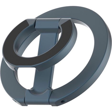 Magnetischer Handyringhalter, um 360° drehbarer Handygriffständer, MagSafe-kompatibler Ringhalter mit faltbarem Ständer