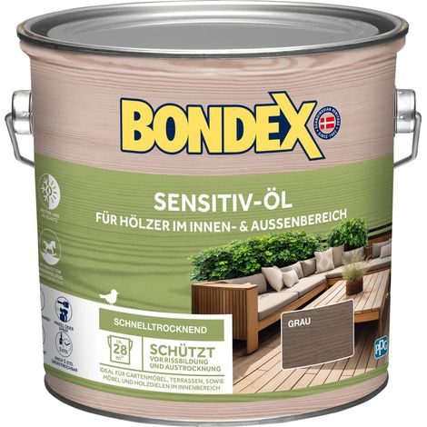 Bondex Wetterschutzöl 2,5 L grau