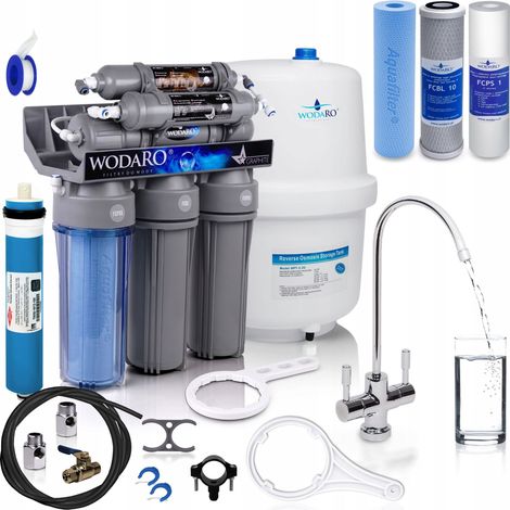 Osmoseur domestique 6 étapes de filtration RO6 WG + 1 jeu de cartouches (3 pièces)